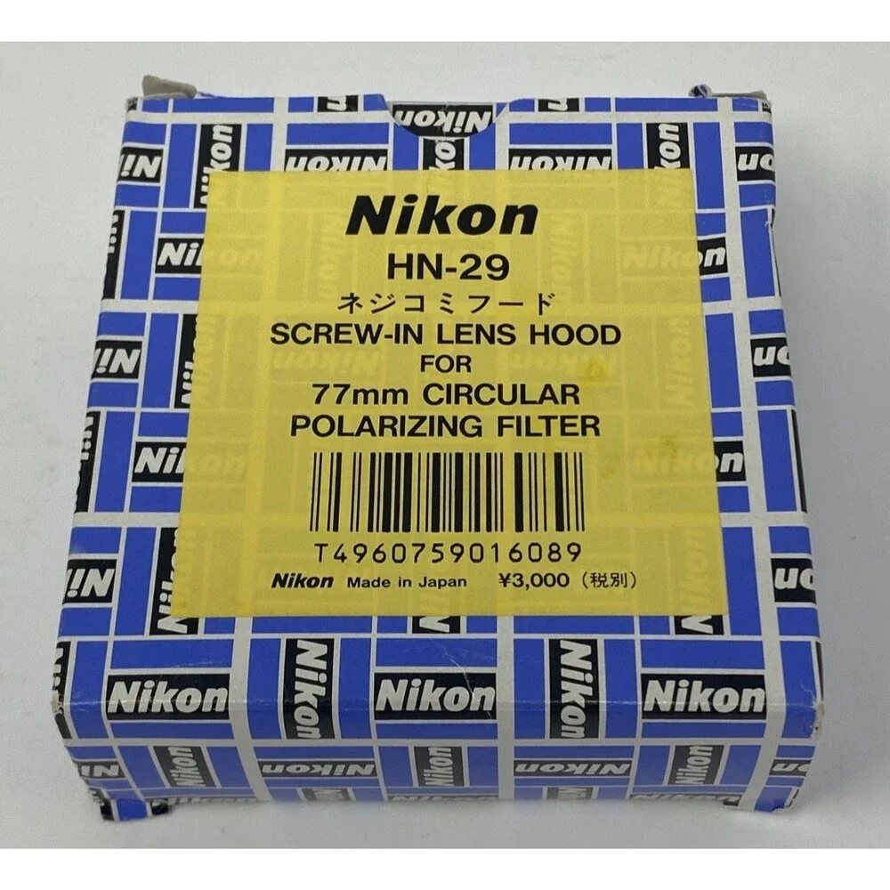 Nikon HN-29 Screw In Lens Hood for 77mm Circular Polarizing Filter New?